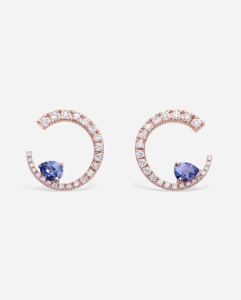 Pendientes Sasa M Tanzanitas GR-524.3T